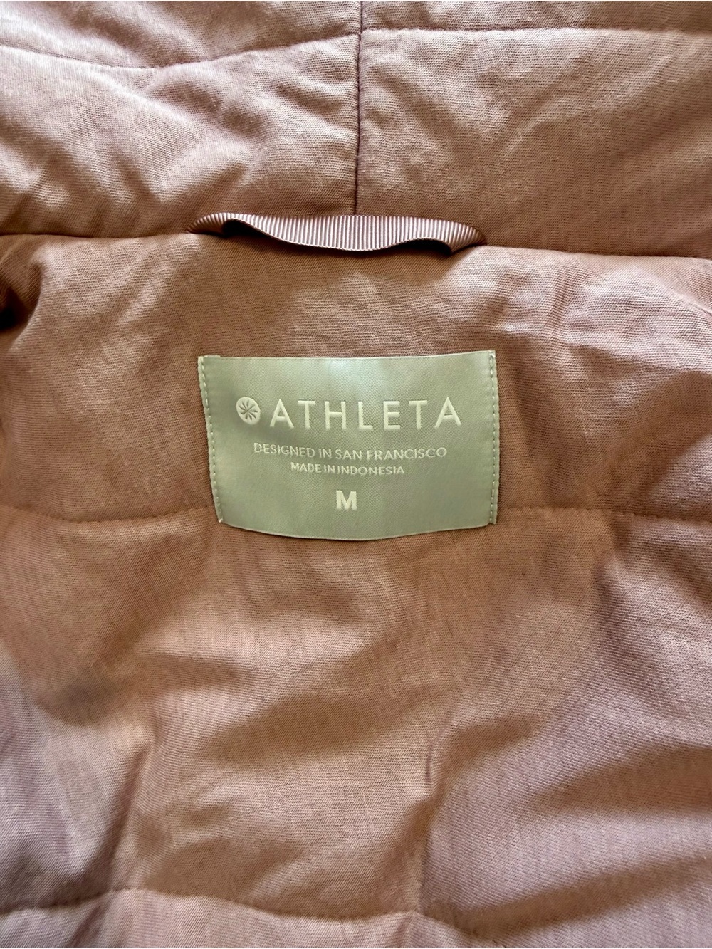 Women’s Arhleta Plush Zip-Up Hoodie Jacket - Dusty Pink M EUC - Picture 7 of 11
